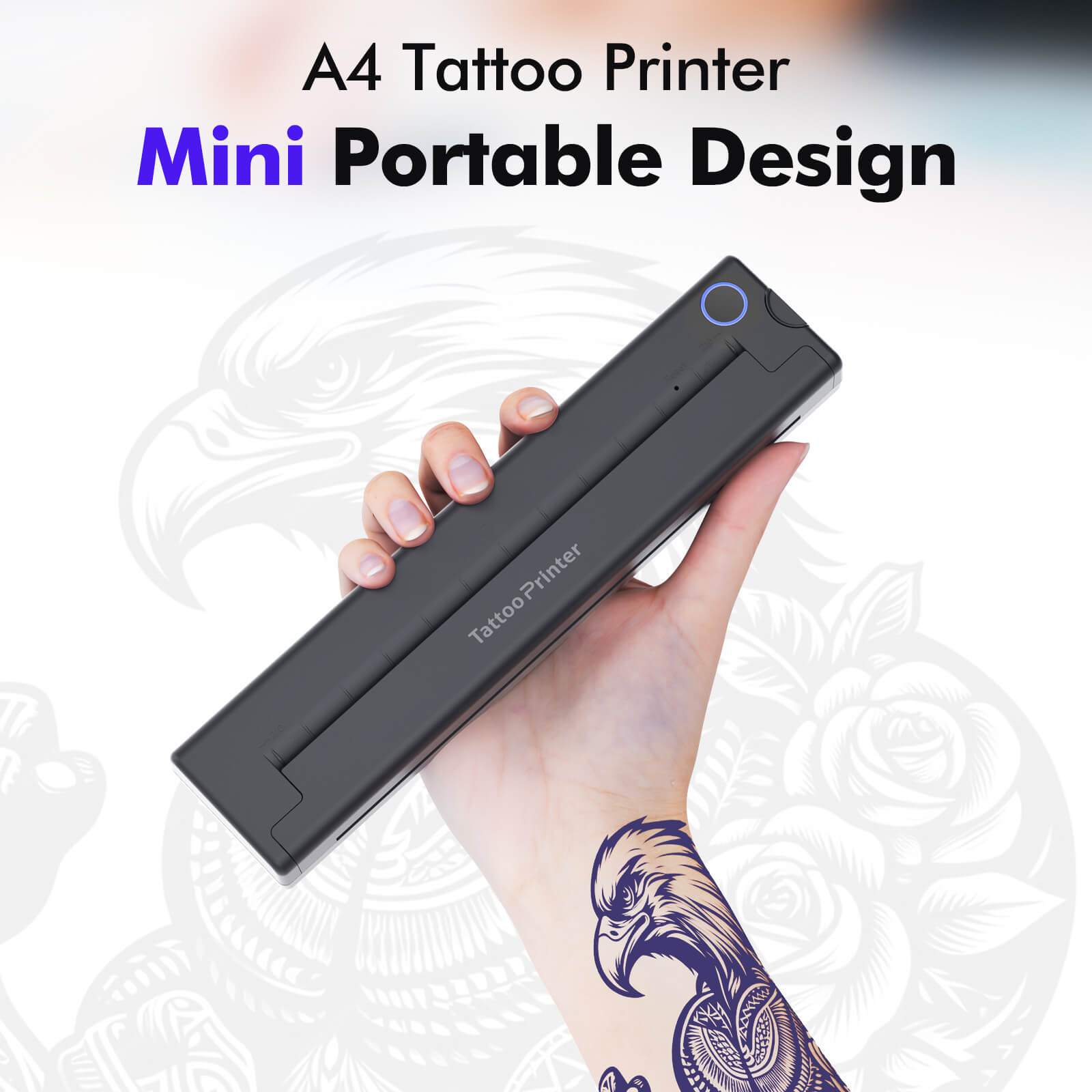 Impresora sin tinta Bluetooth Tattoo Mate