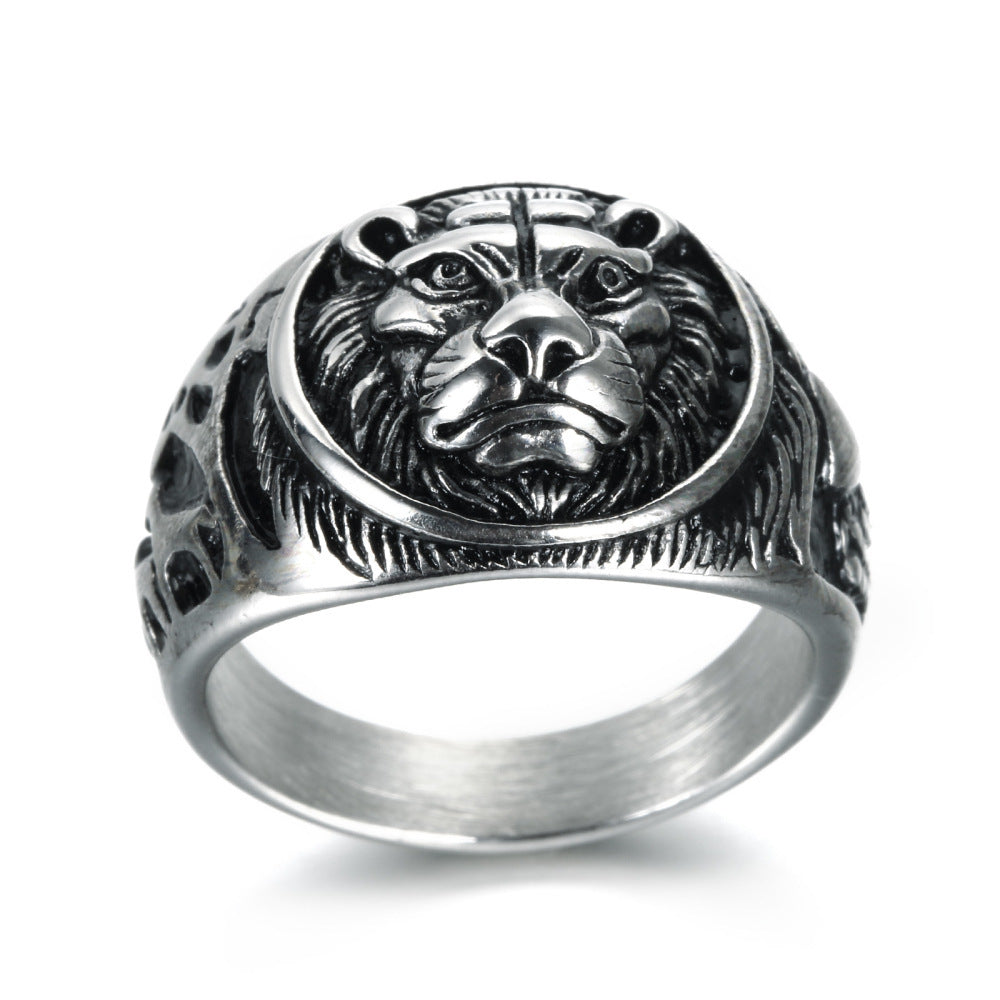 Tiger Head Ring – Vintage Stainless Steel