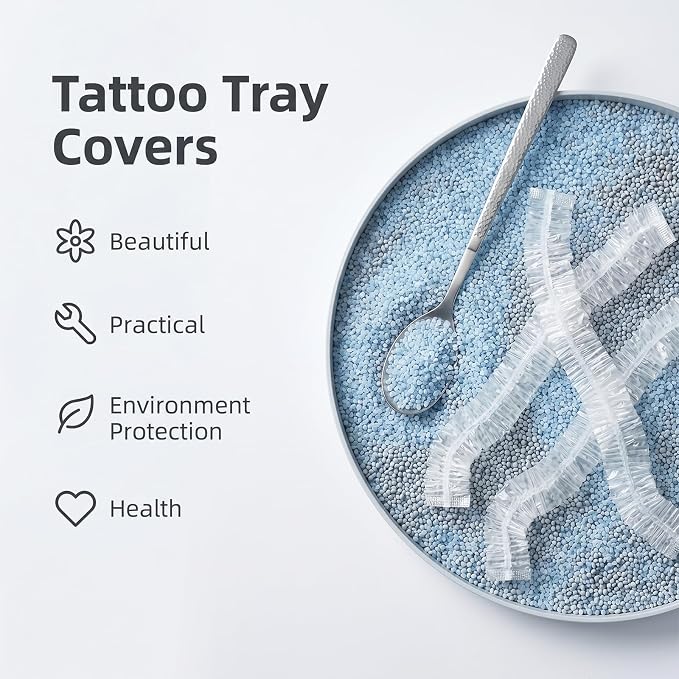 50 PCS Tattoo Tray Covers, Disposable Arm Rest Covers 23.6 x 27.5 inch (60*70cm)