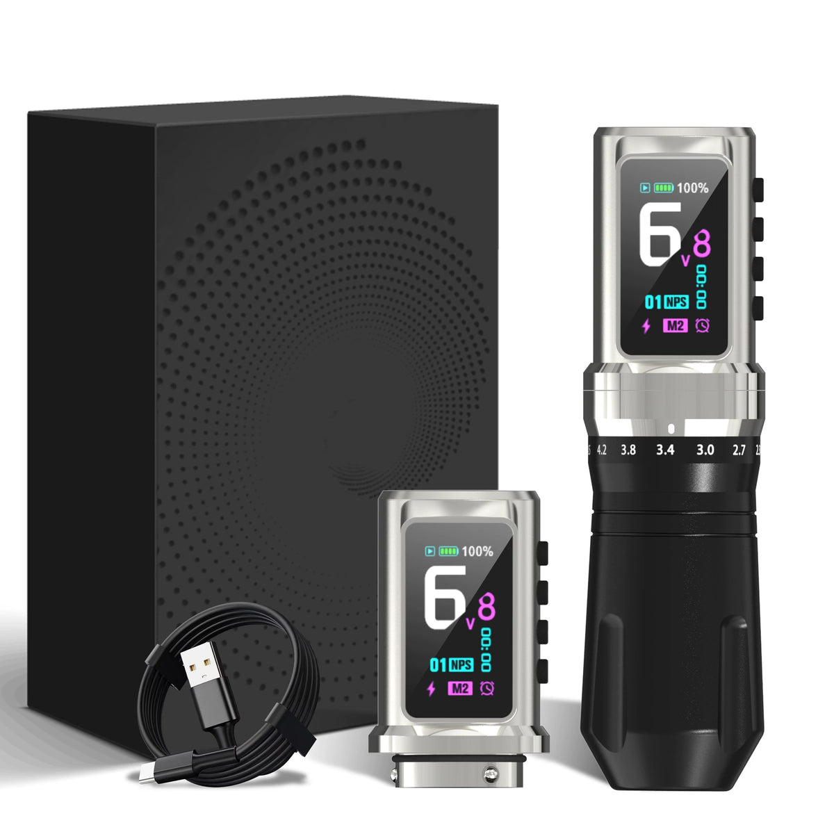 Fuyou Wireless Tattoo Pen Machine with Two Batteries