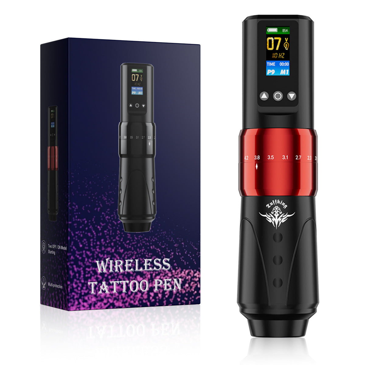 Machine à tatouer sans fil Tuffking avec une batterie