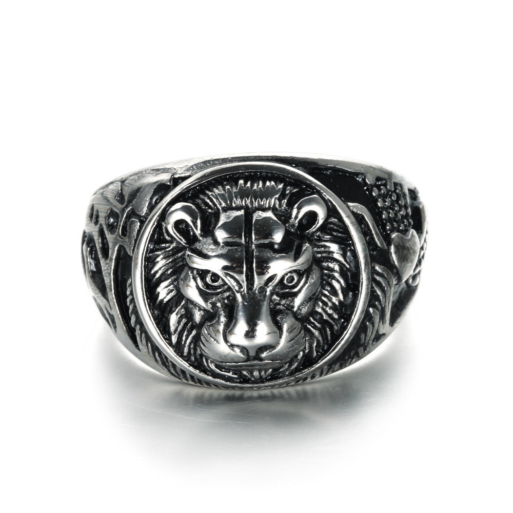 Tiger Head Ring – Vintage Stainless Steel