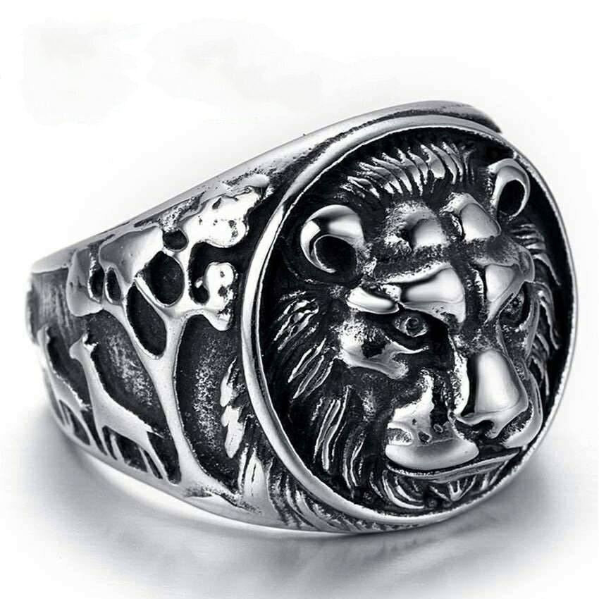 Tiger Head Ring – Vintage Stainless Steel