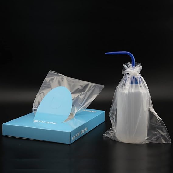 250PCS Disposable Wash Bottle Cover 250ml