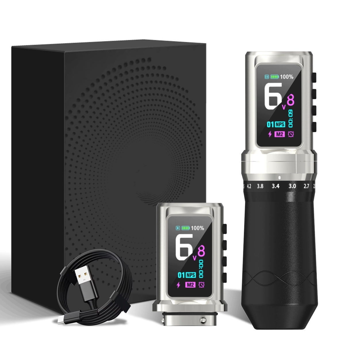 Fuyou Wireless Tattoo Pen Machine with Two Batteries