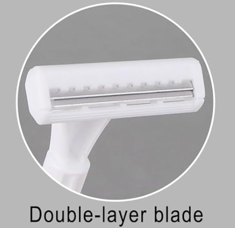 Disposable Twin Blade Razors （100pcs）